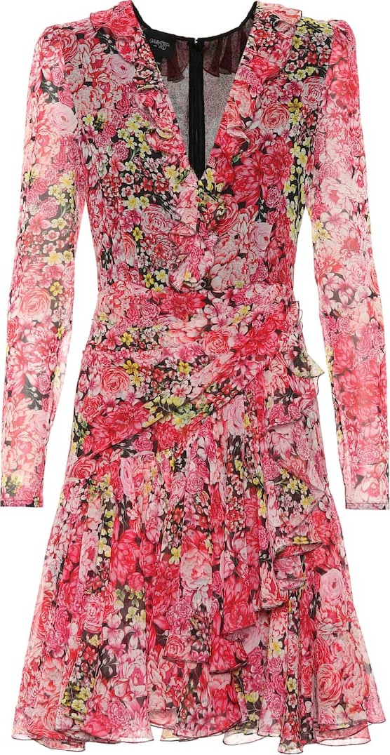 Giambattista Valli Floral silk minidress