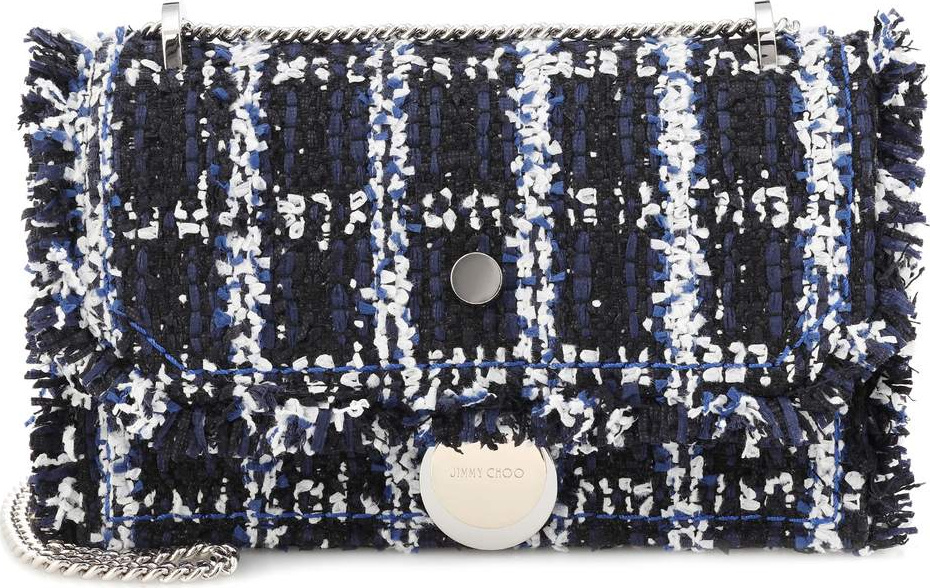 Jimmy Choo Finley tweed shoulder bag