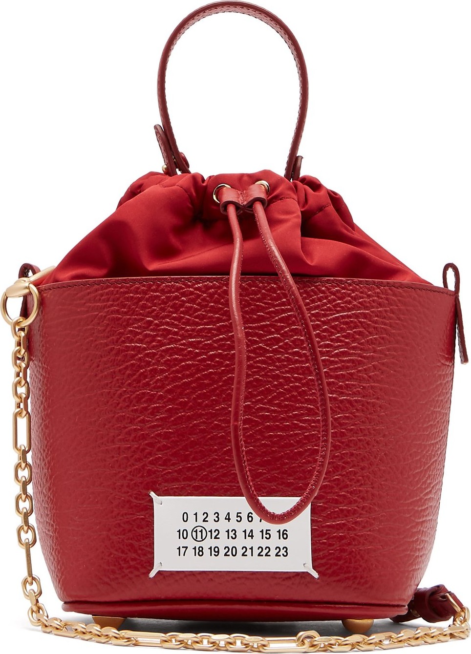 Maison Margiela 5AC grained leather bucket bag