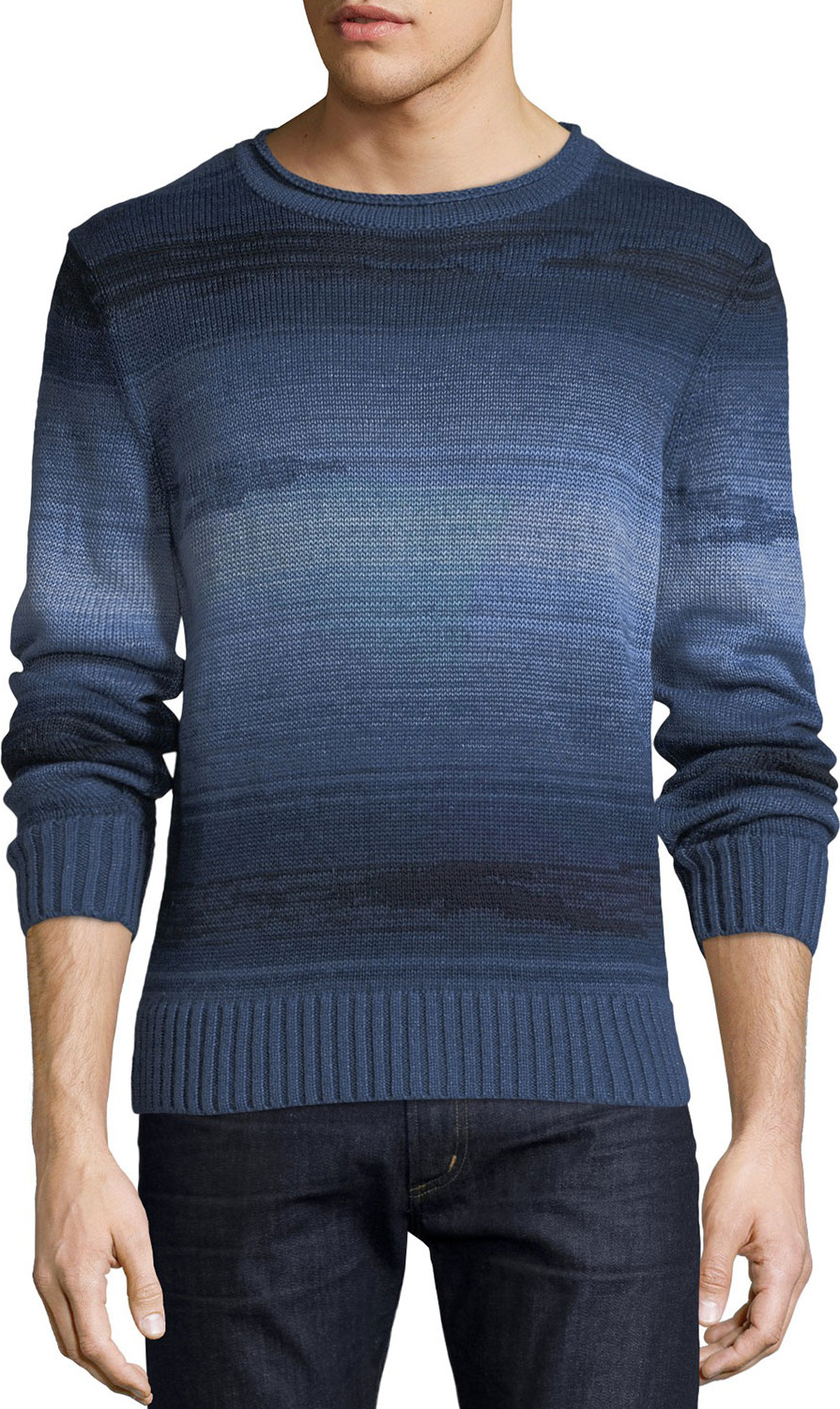 Ralph Lauren Striped Linen-Blend Sweater