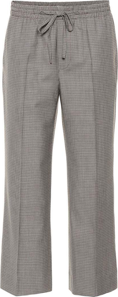 Miu Miu Checked wool pants