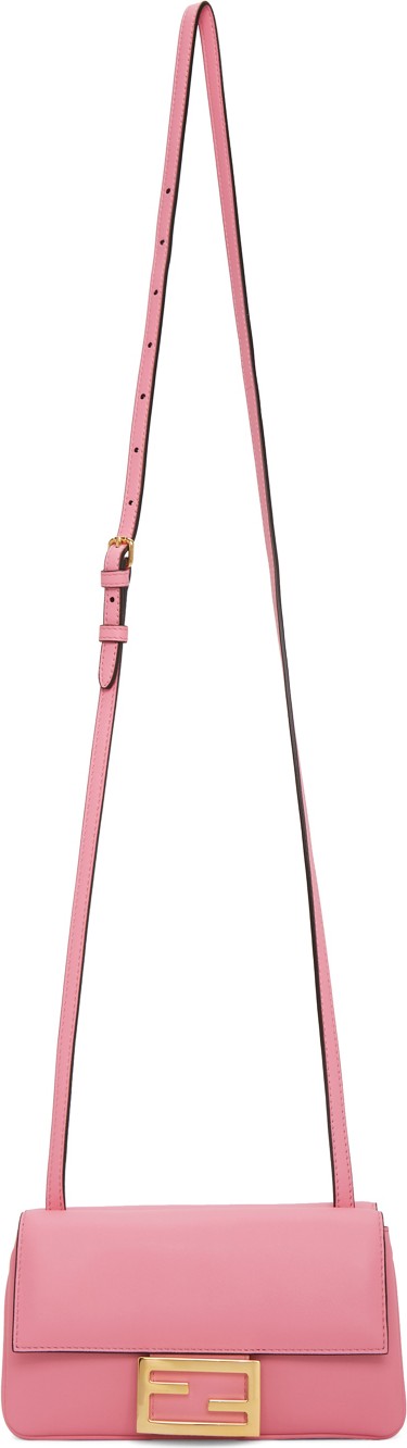 Fendi Pink Mini Baguette Wallet Bag