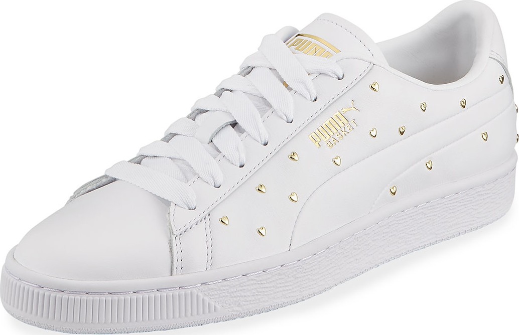 PUMA Basket Heart Studs Sneakers