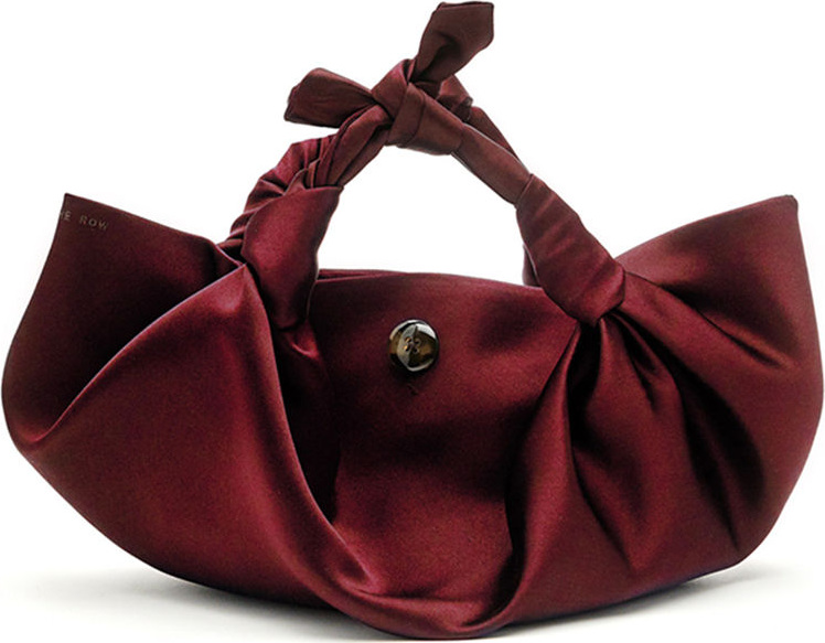 THE ROW The Ascot Small Satin Hobo Bag