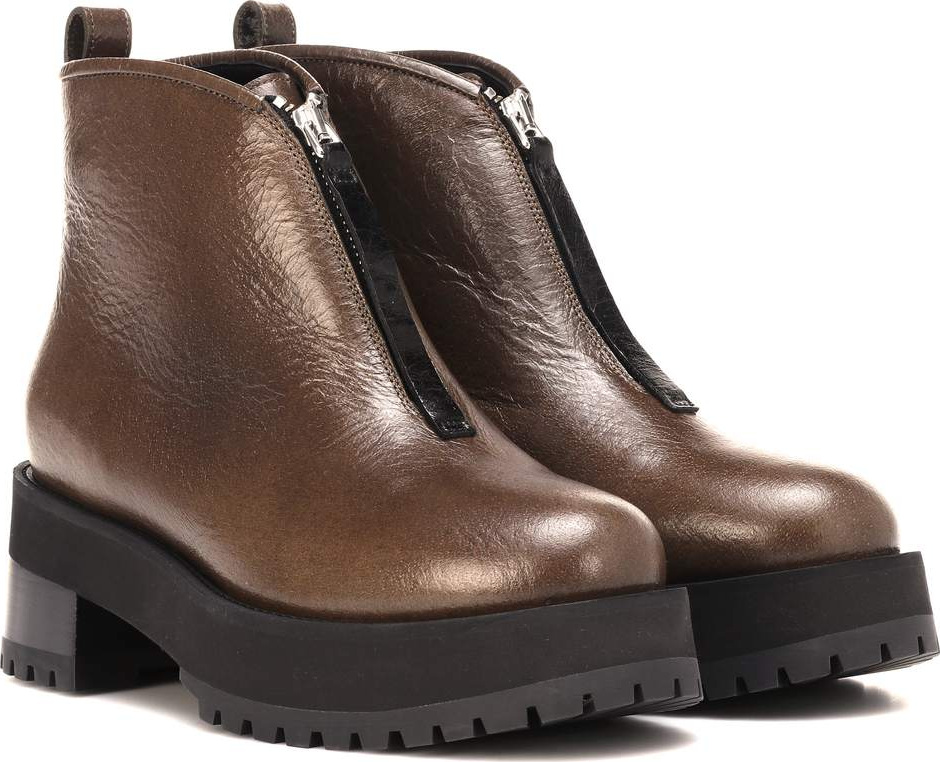 Marni Leather ankle boots