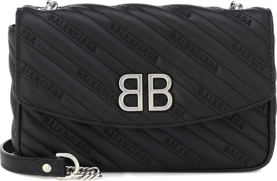 Balenciaga Chain Round S leather shoulder bag