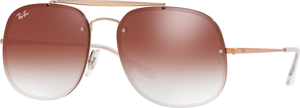 Ray Ban General Blaze Lens-Over-Frame Square Sunglasses
