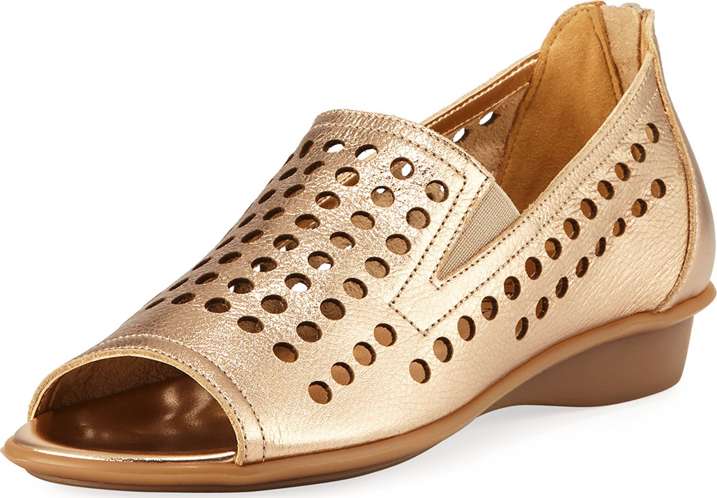 Sesto Meucci Ellen Perforated Comfort Slip-On Flat