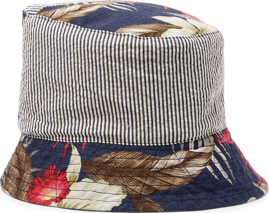 Engineered Garments Patchwork Printed Cotton Bucket Hat