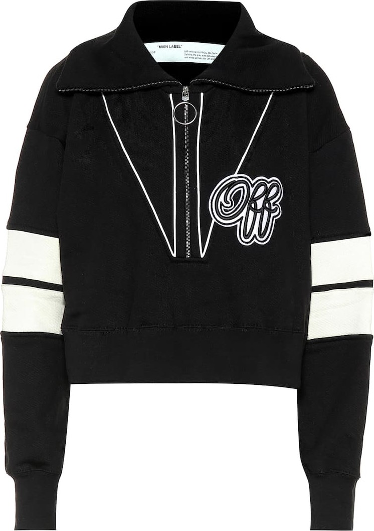 Off White Oversized cotton-jersey sweater