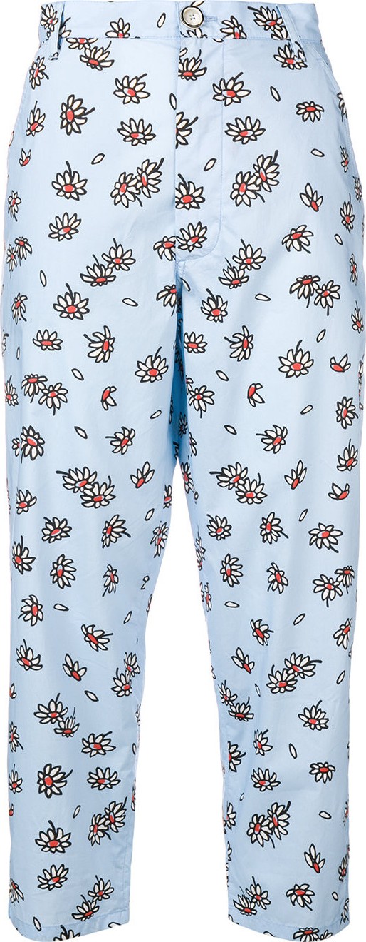 Marni floral trousers