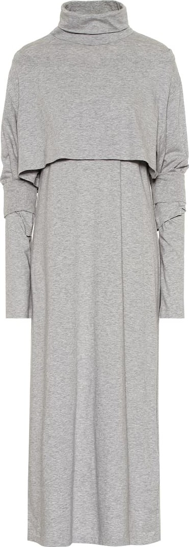 MM6 Maison Margiela Cotton-jersey midi dress