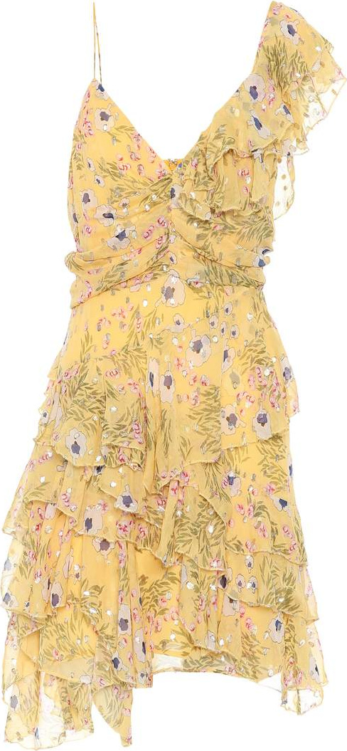 Isabel Marant Manda fil coupé silk-blend dress