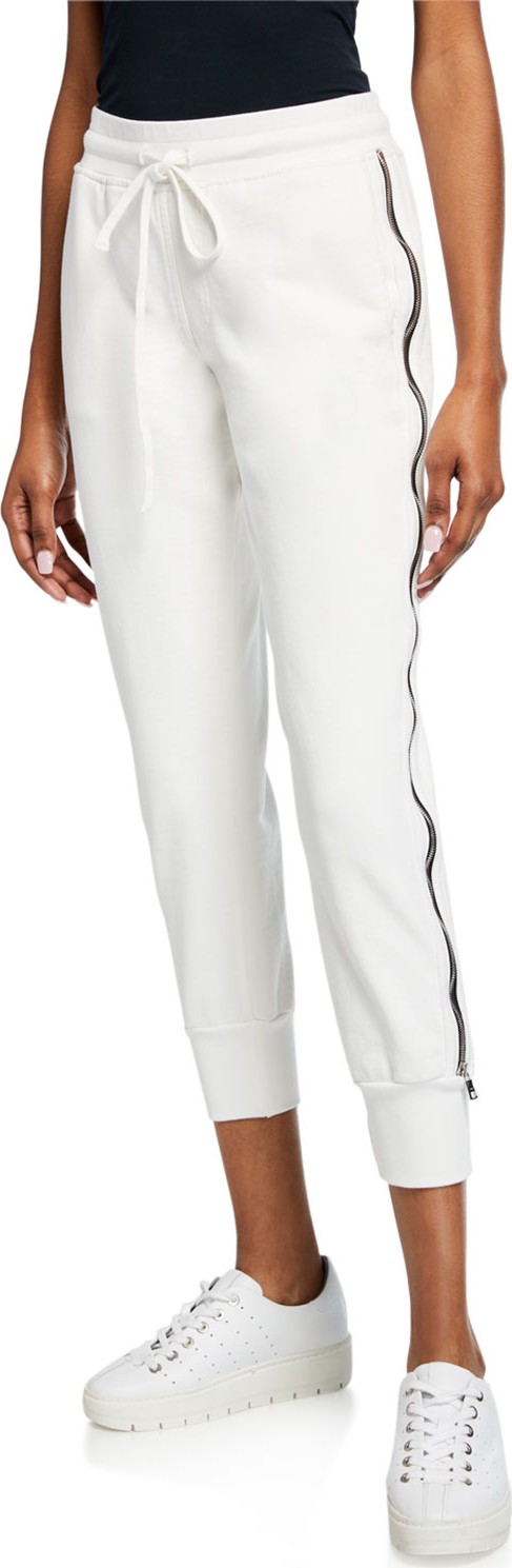 RtA Augustine Drawstring Jogger Pants with Side Zippers RtA Augustine Drawstring Jogger Pants with Side Zippers