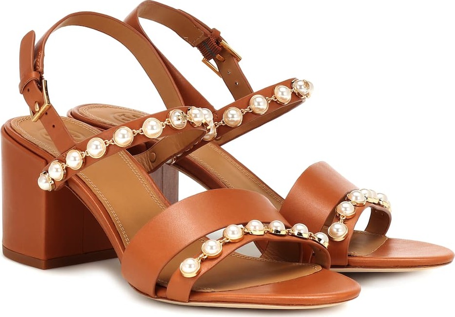 Tory Burch Emmy embellished leather sandals
