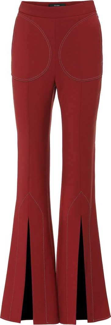 Ellery Aalto flared wool-blend pants