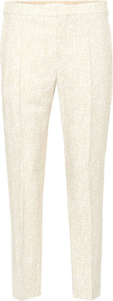 Chloe Mid-rise straight crêpe pants