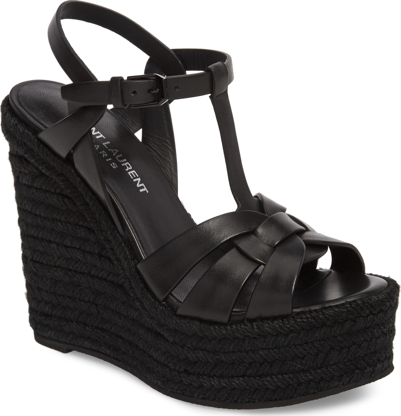 Saint Laurent Tribute Espadrille Wedge