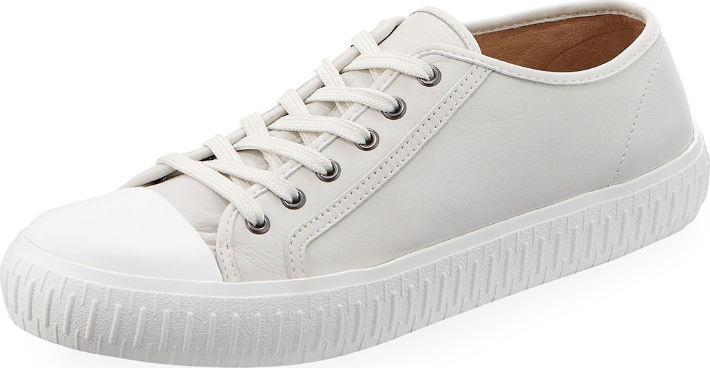 Eileen Fisher Nod Low-Top Leather Sneakers