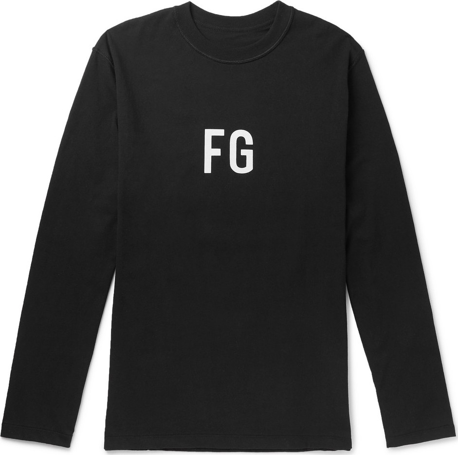 Fear of God Logo-Print Cotton-Jersey T-Shirt