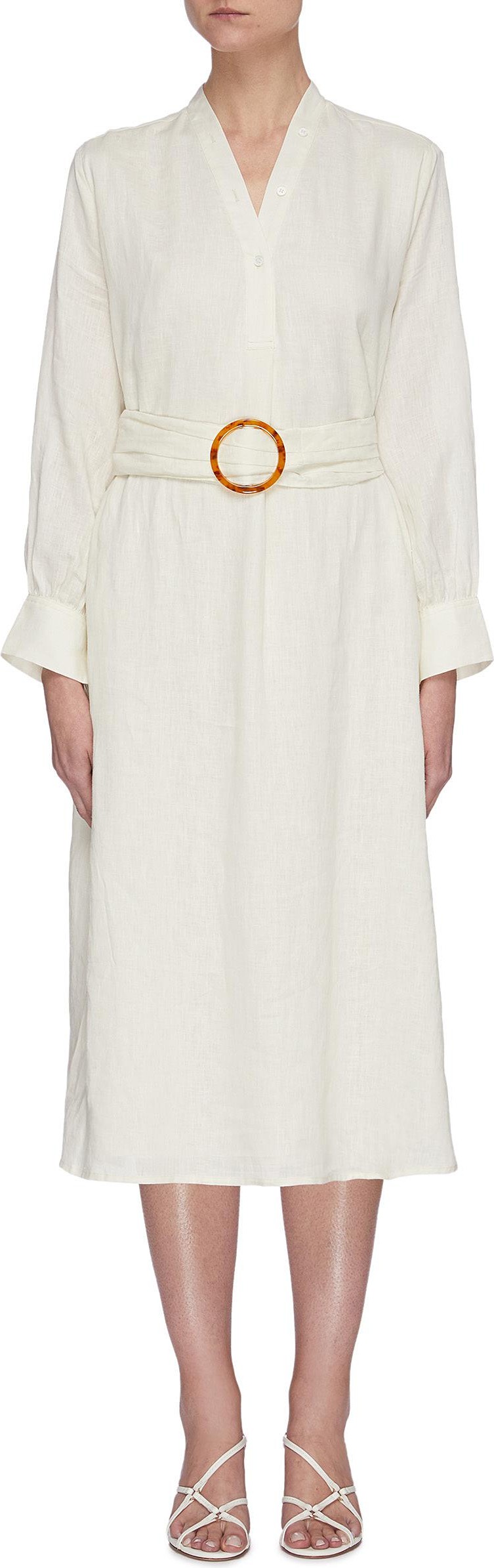 EQUIL Half placket shirtdress