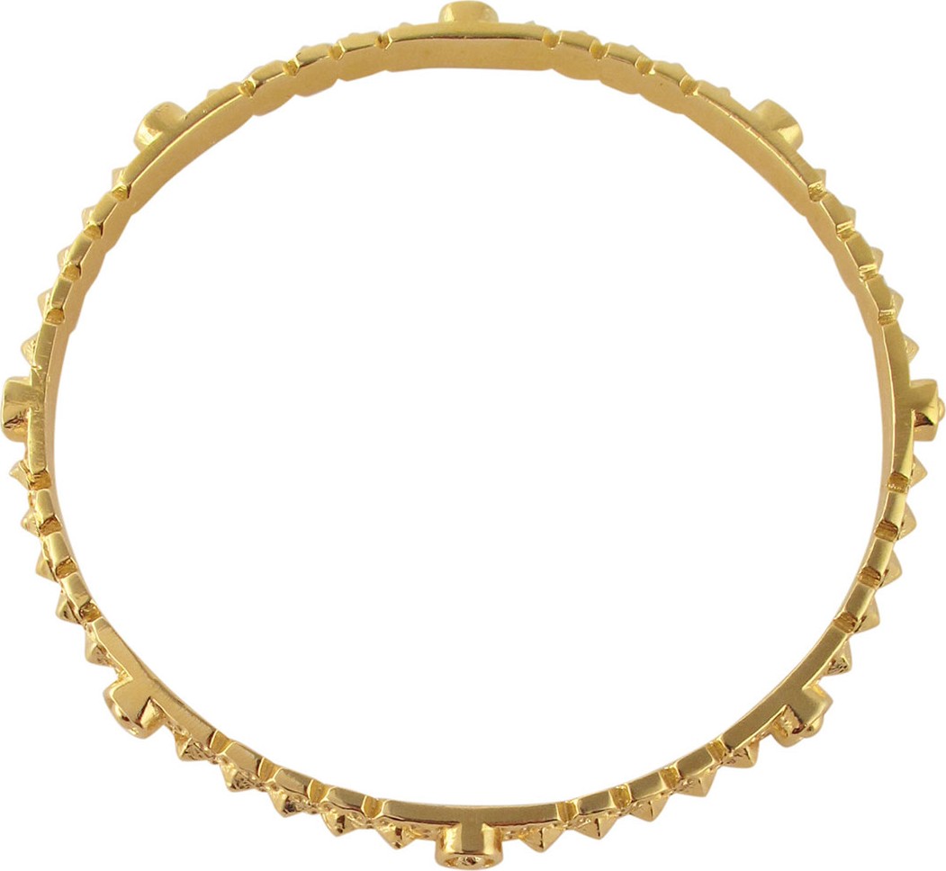 Devon Leigh Pyramid Textured Bangle