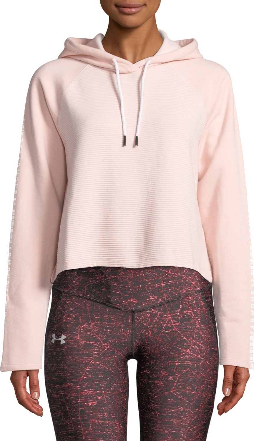 Under Armour Microthread Fleece Cropped Hoodie