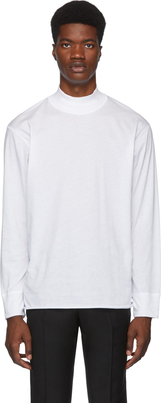 Tiger Of Sweden SSENSE Exclusive White Bax Turtleneck