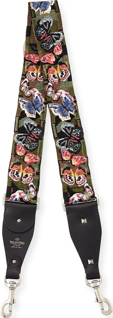 Valentino Camu Butterfly Guitar Strap for Handbag