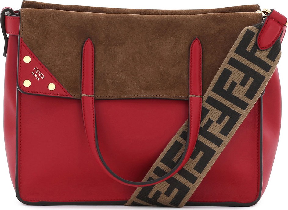 Fendi Flip Small Grace Leather Tote Bag