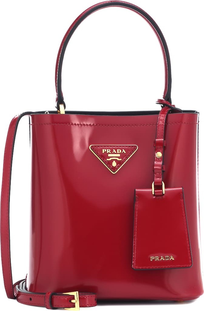 Prada Panier Small leather shoulder bag