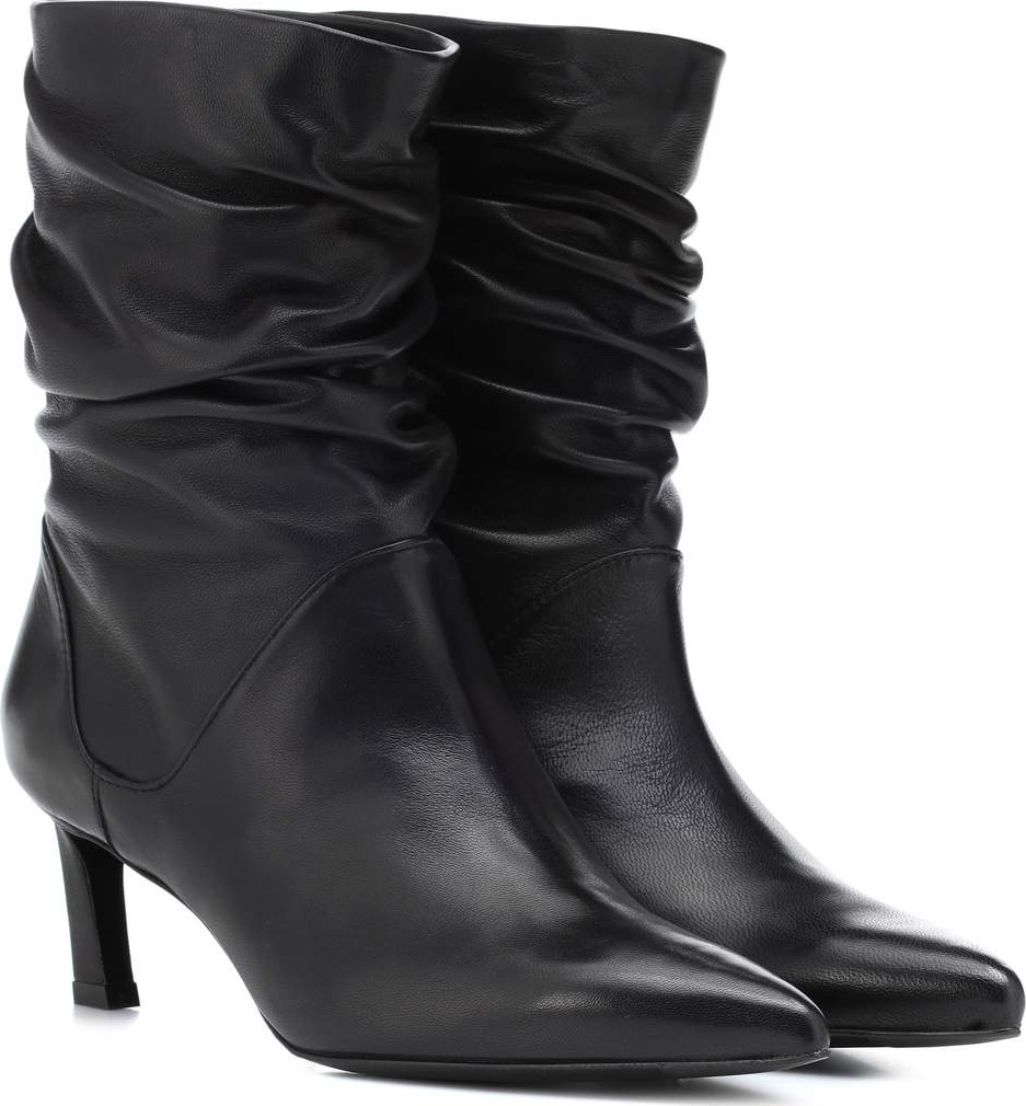 Stuart Weitzman Demibenatar leather ankle boots