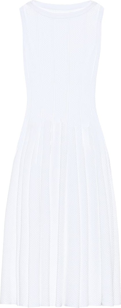 Alaïa Stretch-knit midi dress