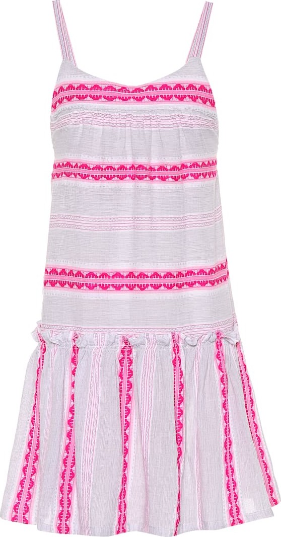 LemLem Riban striped cotton-blend dress
