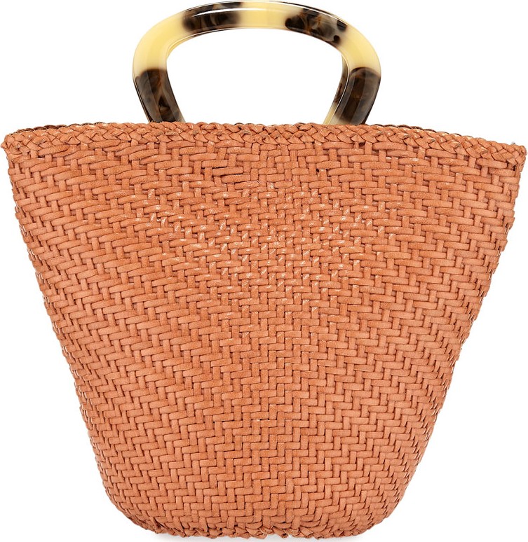 Loeffler Randall Agnes Woven Fan Tote Bag