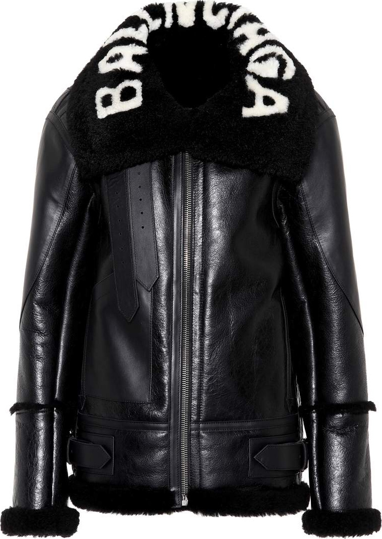 Balenciaga The Bombardier shearling jacket