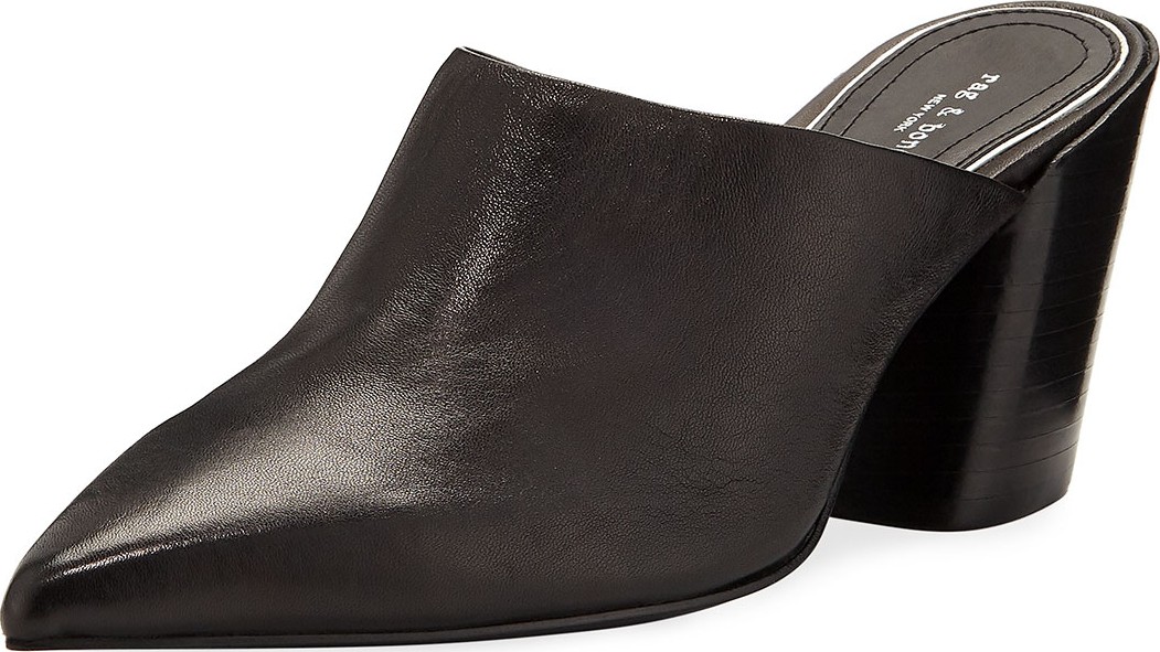 Rag & Bone Beha Slide Leather Mules