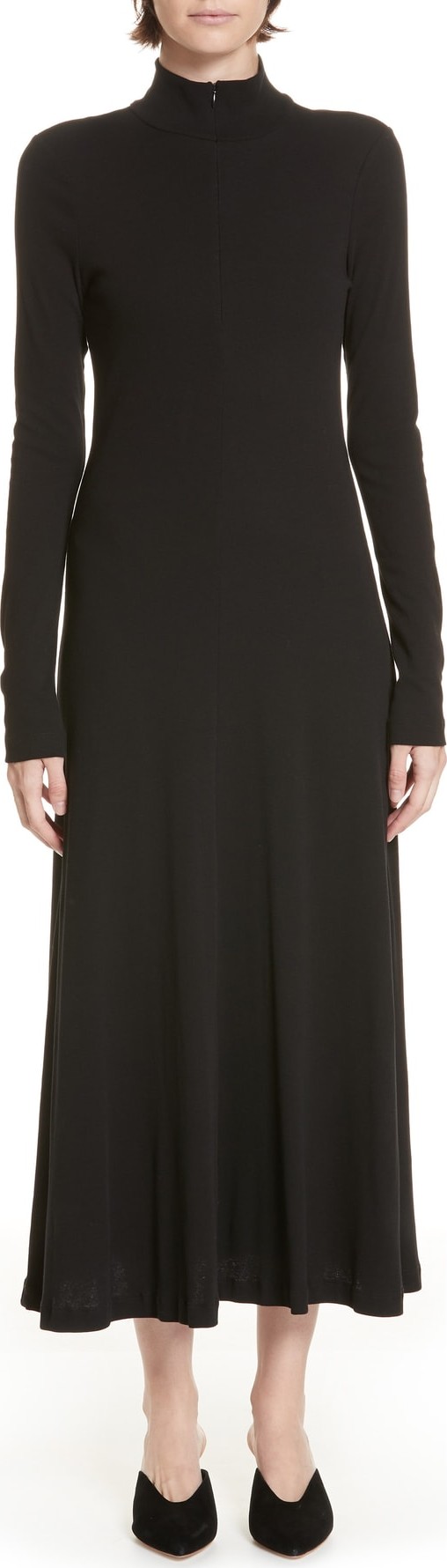 Rosetta Getty Turtleneck Jersey Dress