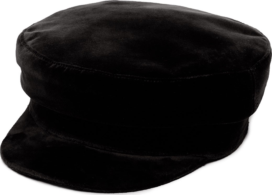 Janessa Leone Mattie Velvet Newsboy Hat