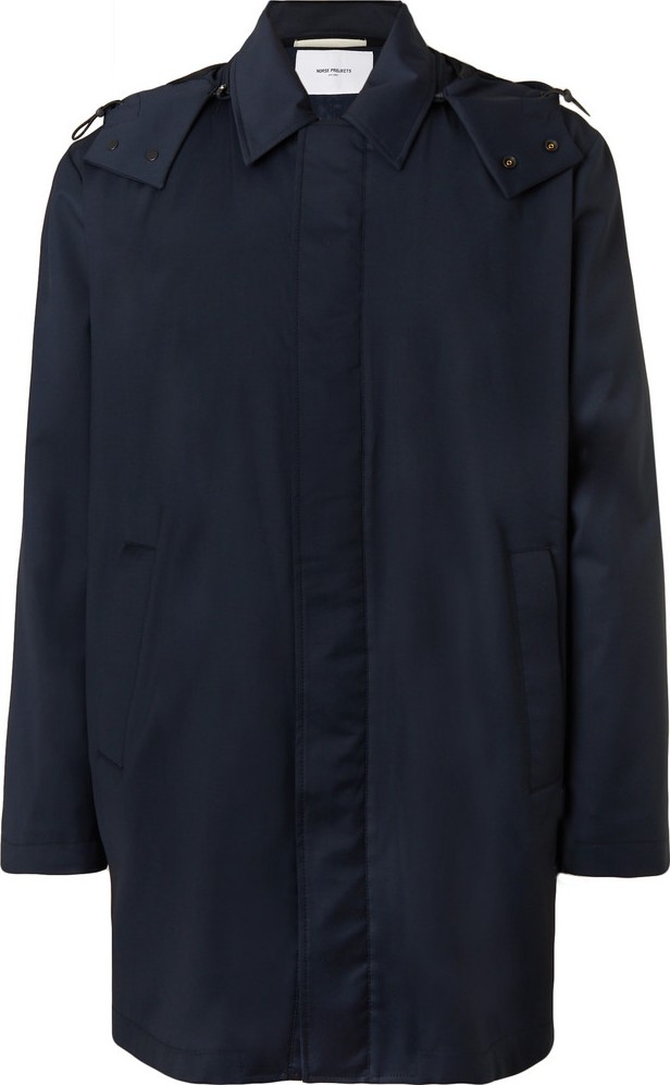 Norse Projects Trondheim Storm System Wool Hooded Coat