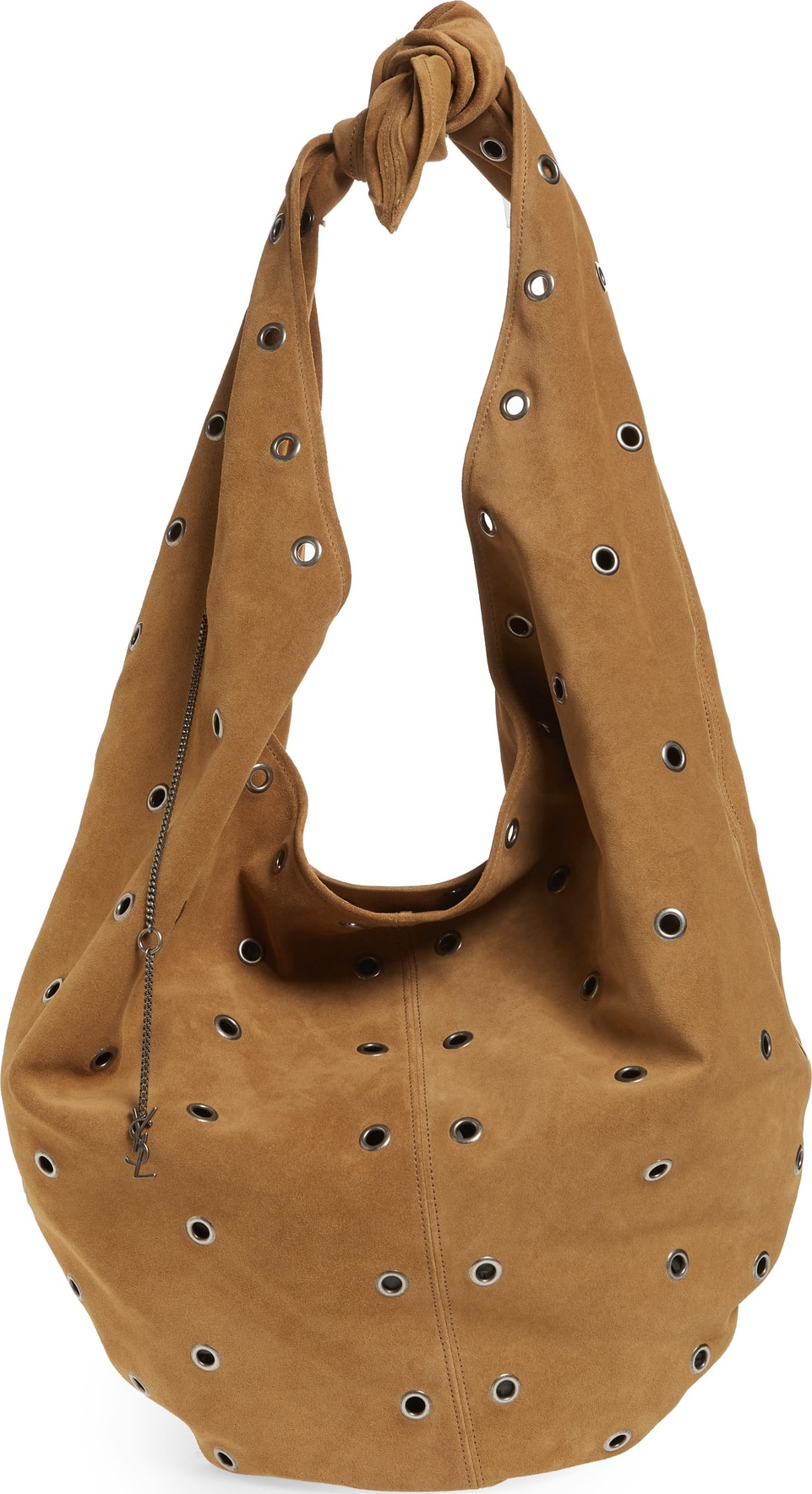 Saint Laurent Bandana Bag Suede Hobo