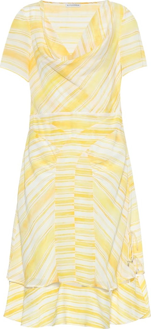 Altuzarra Lucia striped silk dress