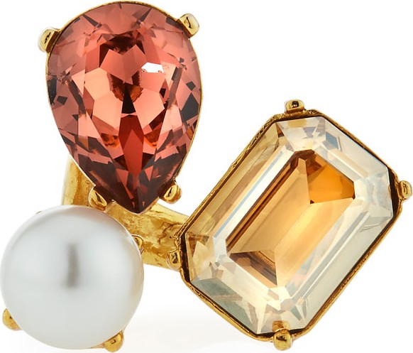 Oscar De La Renta Bold Crystal Ring