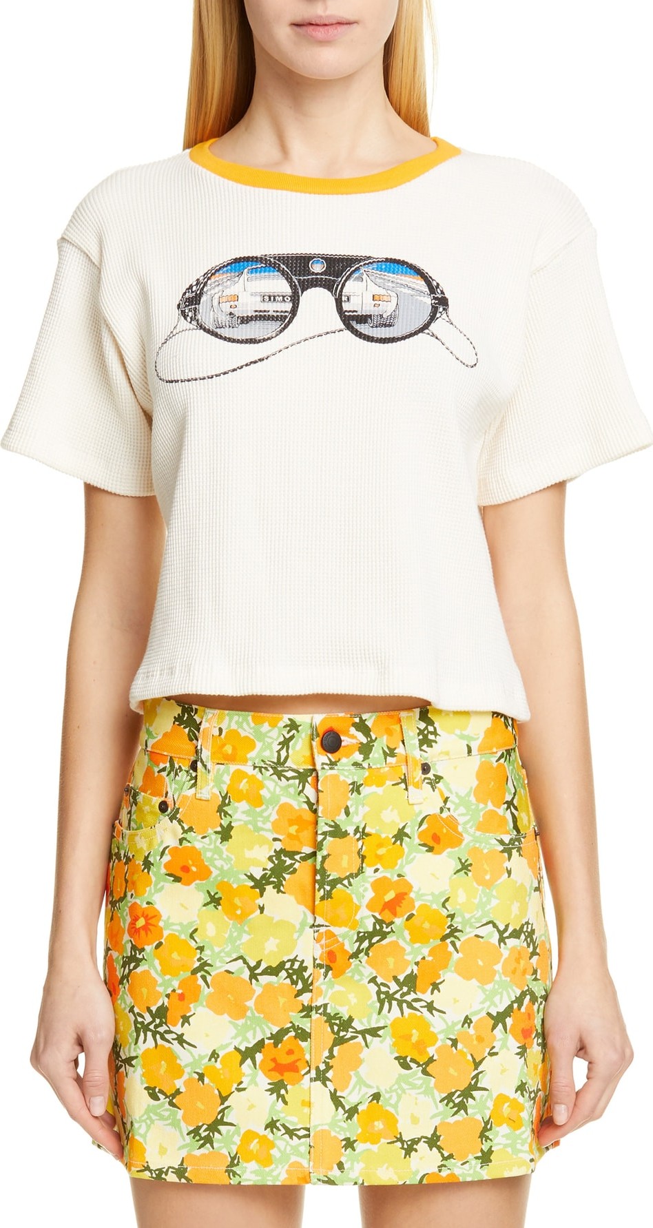 Simon Miller Rondo Print Cotton Tee