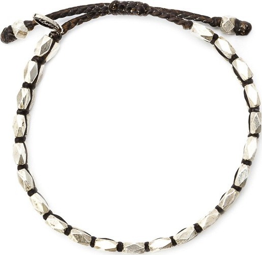 M. Cohen STERLING SILVER BEADS ON CORD