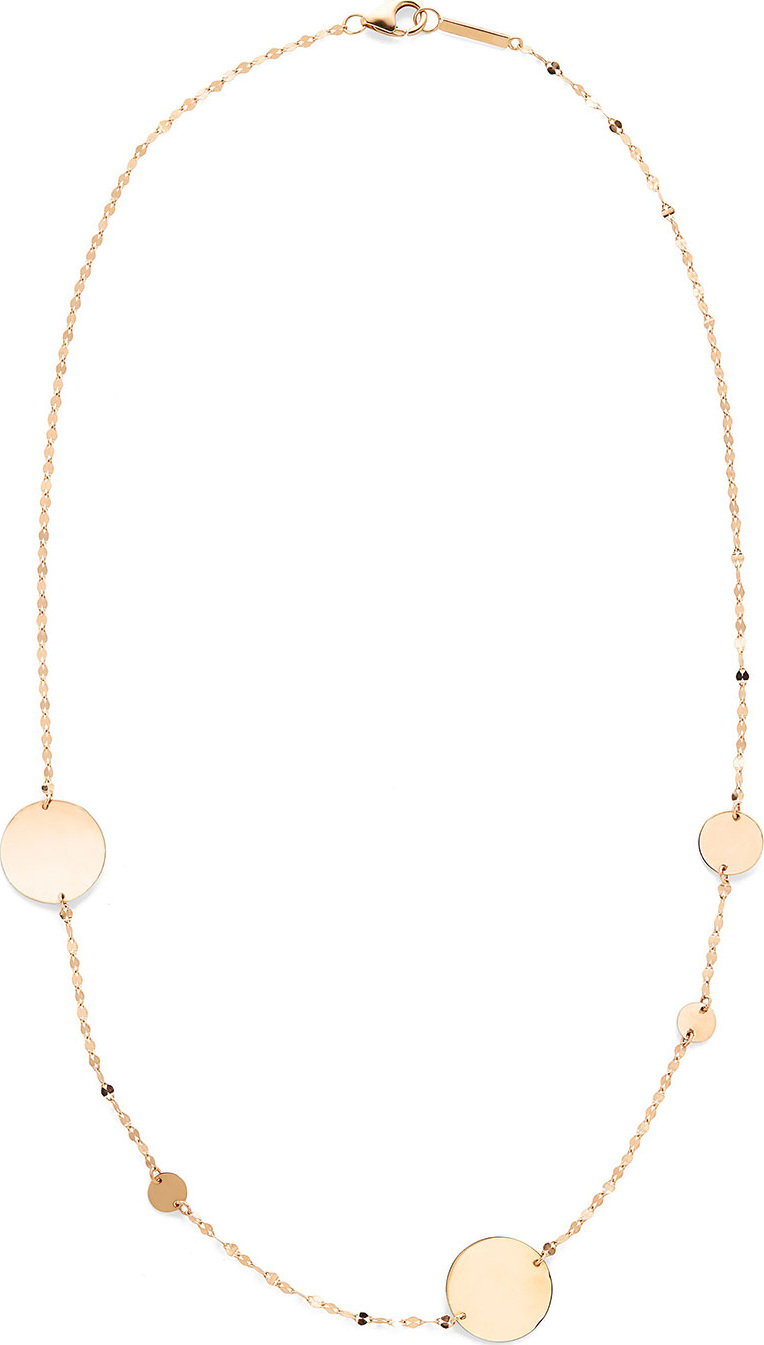 Lana 14k Gold Cleo Disc Necklace