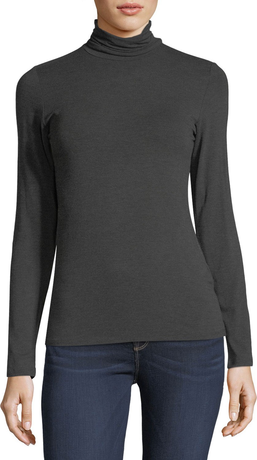 Majestic Soft Touch Long-Sleeve Turtleneck