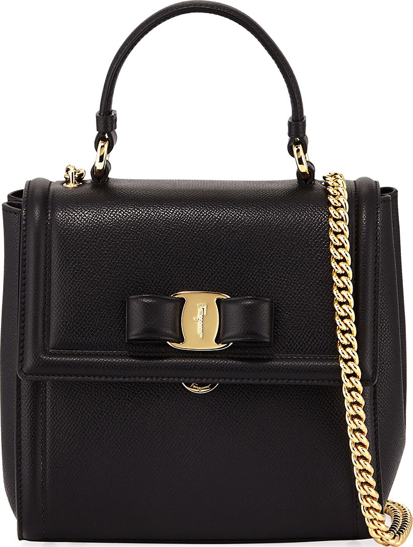 Salvatore Ferragamo Carrie Vara Small Satchel Bag