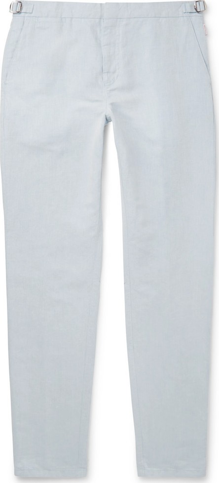 Orlebar Brown Griffon Cotton and Linen-Blend Trousers