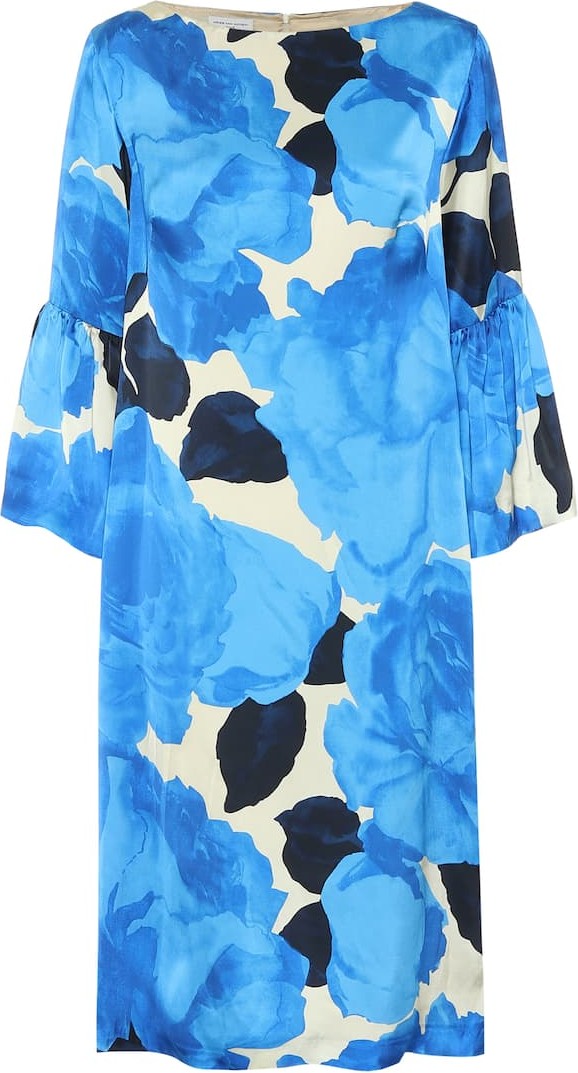 Dries Van Noten Floral satin dress